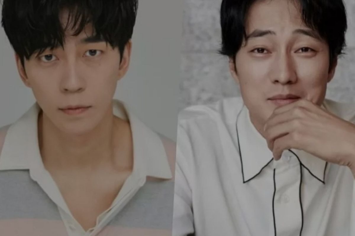 Dua aktor Korea Selatan, Shin Sung Rok dan So Ji Sub.