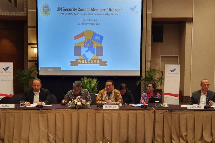Pertemuan United Nations Security Council Member?s Retreat: Wrap Up of the Year: Lessons Learned and the Way Forward, di Bal, 26-27 November 2019.
