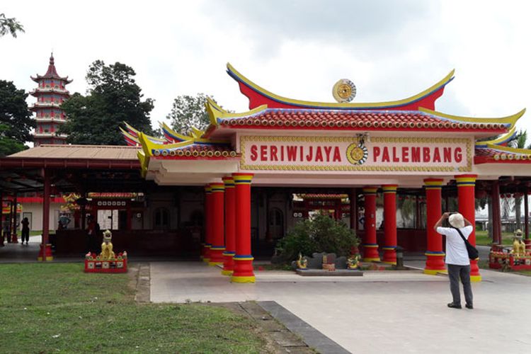 Pulau Kemaro di Palembang, Sumatera Selatan, Selasa (22/8/2017).