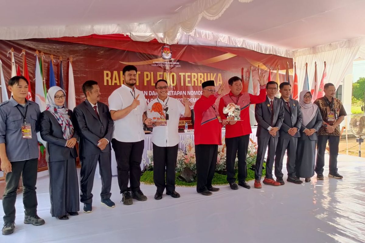 Hasil Pleno KPU, Putra Menteri Yusril Kalah di Pilkada Belitung Timur