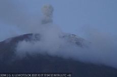 Gunung Ile Lewotolok NTT Meletus 4 Kali Disertai Gemuruh, Warga Diminta Bersiap Jika Ada Hujan Abu