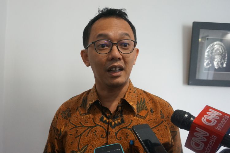 Komisionee Komnas HAM Beka Ulung Hapsara di Hotel Sari Pacific, Jakarta, Selasa (29/10/2019).