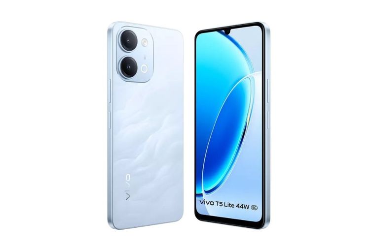 Vivo T5 Lite Resmi, Bawa Baterai 6.500 mAh dan Layar 120 Hz