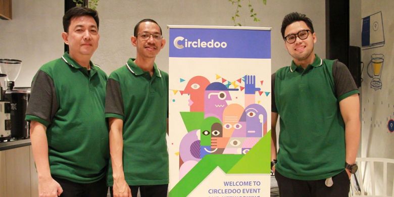 Tiga founder Circledoo dari kiri ke kanan: Marwoto Soebiakno (Chairman), Rusdi Indradewa (Chief Business Officer, Tasa Nugraza Barley (CEO).