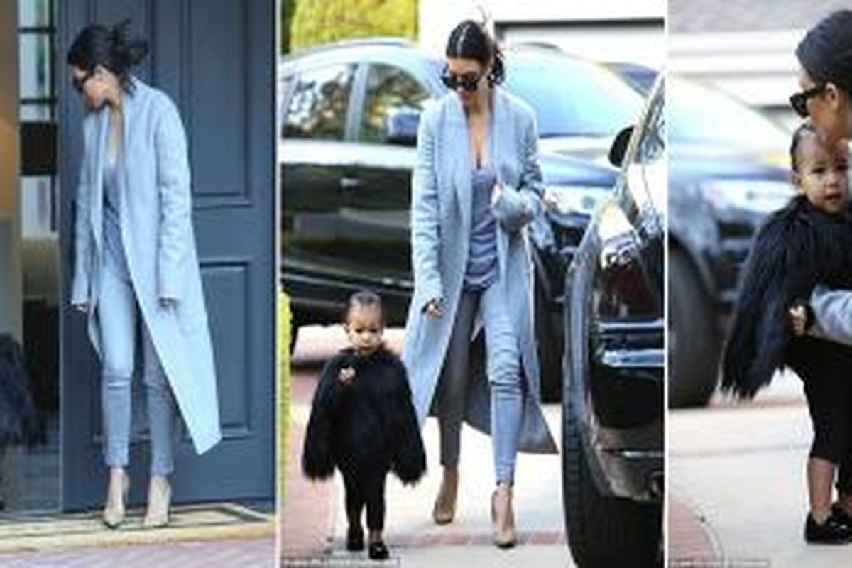 KIm Kardashian ajak putri semata wayangnya, North West, bermain bersama anak-anak selebriti Hollywood lainnya. 