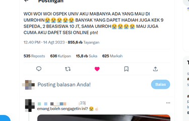 Viral, Video Mahasiswa Baru Unila Dapat Hadiah Umrah dari Wali Kota Bandar  Lampung, Ini Kata Kampus Halaman all - Kompas.com