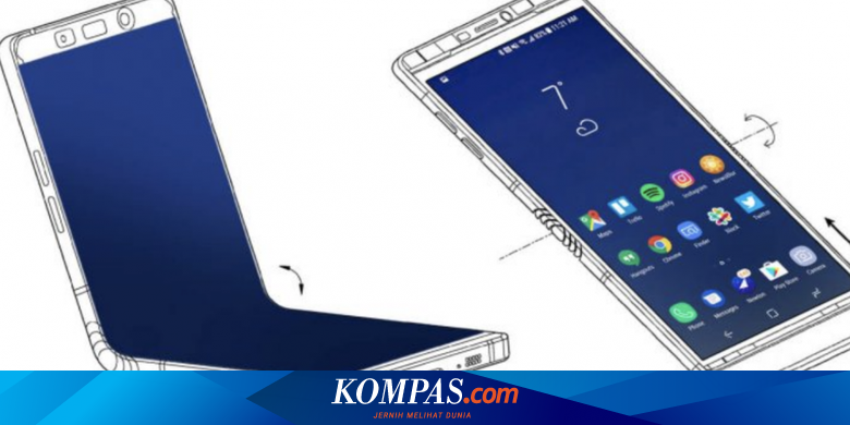 Harga Ponsel Layar Tekuk Samsung Capai Rp 27 Juta