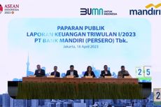 Bank Mandiri Cetak Laba Bersih Rp 12,6 Triliun pada Kuartal I-2023