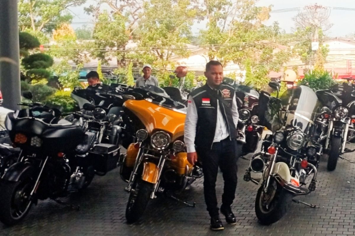 Klub sepeda motor gede (moge) Harley-Davidson Club Indonesia (HDCI) Malang.