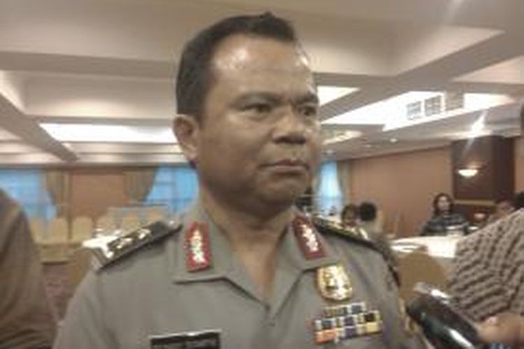 Kepala Divisi Humas Mabes Polri, Irjen Pol Ronny F Sompie, di Hotel Ambhara, Jalan Iskandarsyah, Jakarta Selatan, Jumat (12/12/2014)