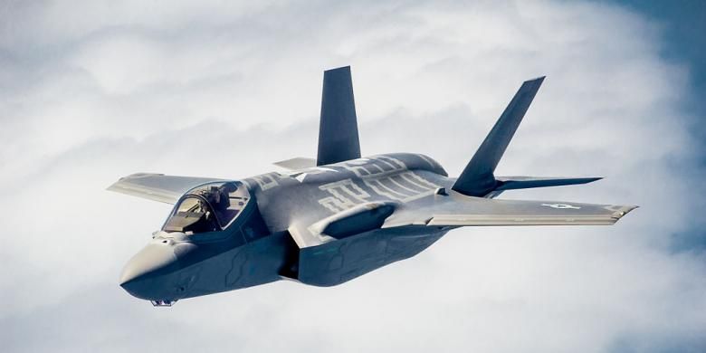 Jet tempur canggih F-35 buatan Lockheed Martin, AS.