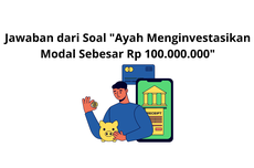 Jawaban dari Soal "Ayah Menginvestasikan Modal Sebesar Rp 100.000.000"