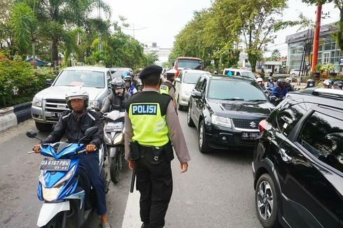 Hari Pertama PSBB di Banjarmasin, Banyak Warga Tak Kenakan Masker dan Boncengan