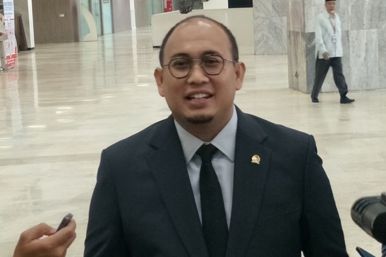 Juru Bicara Fraksi Partai Gerindra Andre Rosiade saat ditemui di Kompleks Parlemen, Senayan, Jakarta, Rabu (2/10/2019).