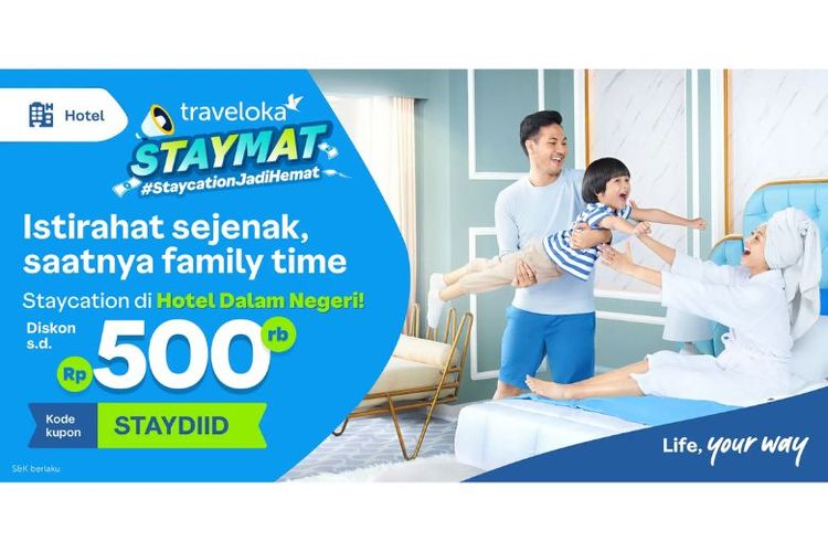 Liburan hemat dengan promo dari Traveloka. 
