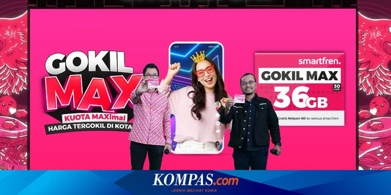 Paket Data Gokil Max Smartfren Harga Mulai Rp 30.000 - Vimarsana News