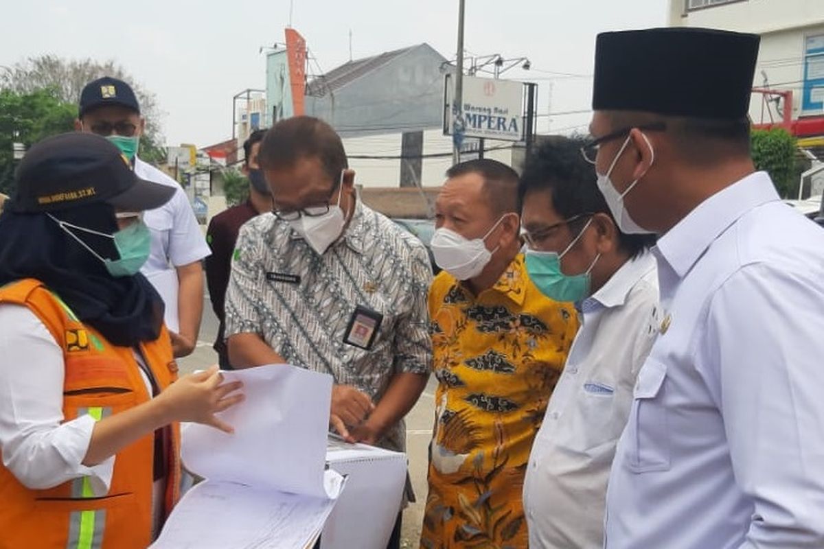 Wakil Ketua Komisi V DPR RI Ridwan Bae melaksanakan Kunjungan Kerja (Kunker) spesifik ke Bendungan Sindangjeula dan lokasi pembangunan flypver di Jl. Sudirman Kota Serang, Provinsi Banten pada 17/09/20.