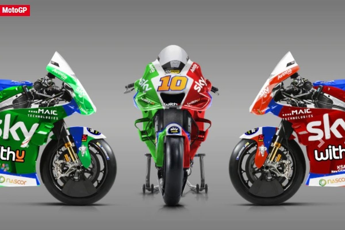 Pebalap Sky VR46 Avintia, Luca Marini, akan memakai motor dengan livery khusus di balapan kandang GP Mugello, Italia, akhir pekan ini Minggu (30/5/2021).