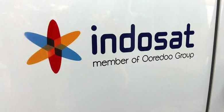 Ilustrasi Logo Indosat, Member of Ooredoo Group