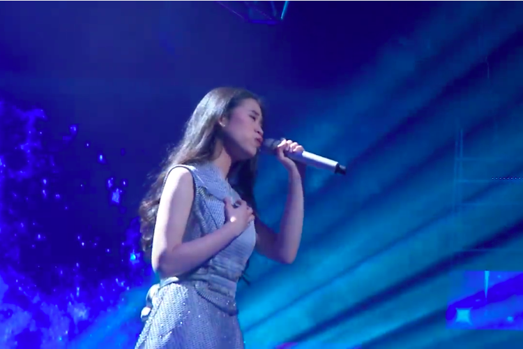Juara The Voice of Germany Claudia Emmanuela Santoso tampil di babak grand final The Voice Indonesia.