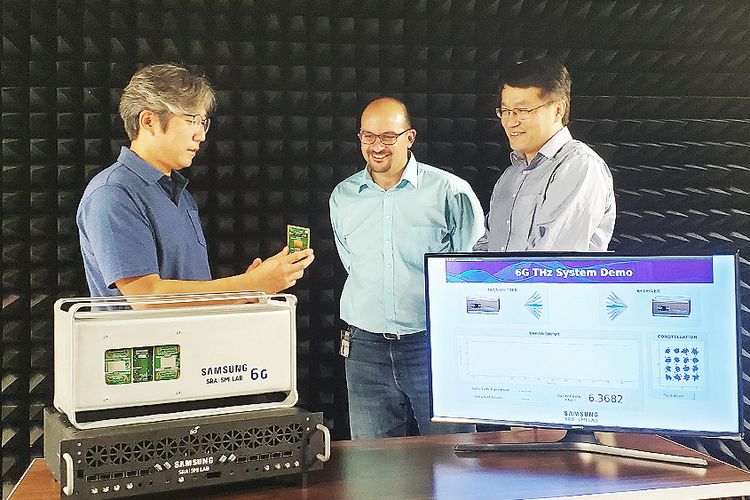 Samsung demonstrasikan jaringan 6G menggunakan spktrum frekuensi Terahertz (THz).