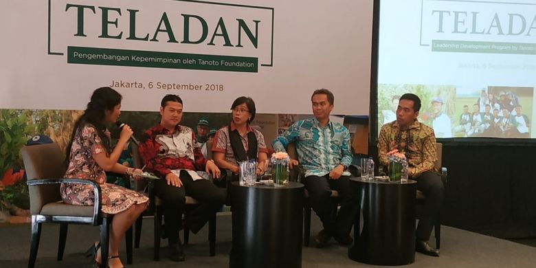 Peluncuran Program TELADAN dari Tanoto Foundation di Jakarta (6/9/2018).