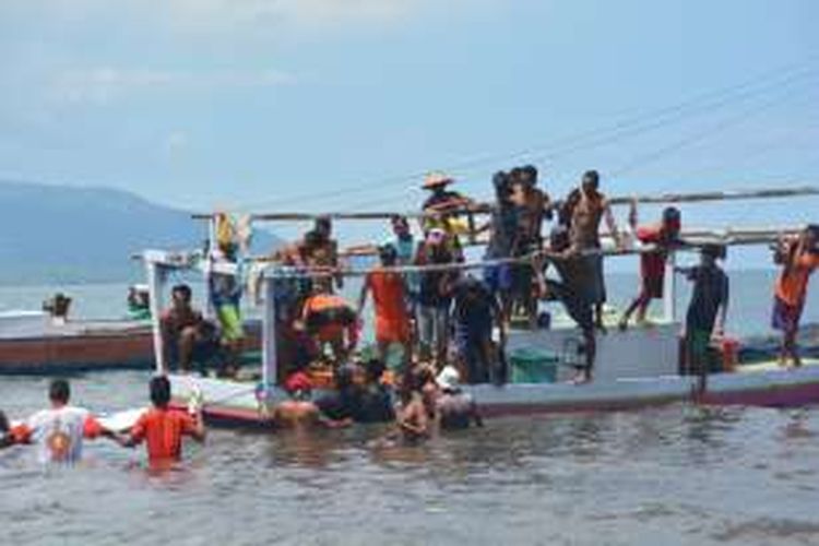 Nelayan di Pantai Mbolata, Kelurahan Watunggene, Kecamatan Kota Komba, Manggarai Timur, Flores, NTT, jam 12.00 Wita, Senin (11/4/2014) menemukan korban tenggelam yang terapung.