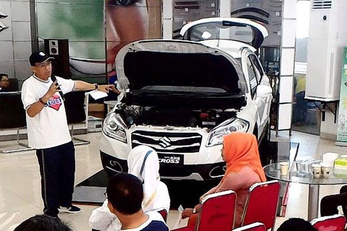 Program aftersales diler Suzuki di Makassar, skaligus promosi model baru S-Cross.