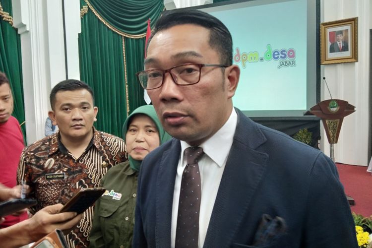 Gubernur Jawa Barat Ridwan Kamil saat ditemui di Gedung Sate, Jalan Diponegoro, Kamis (28/11/2019).