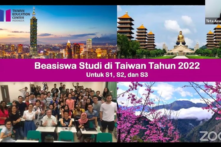 Sosialisasi Beasiswa Studi di Taiwan oleh International Relation Office ITB dan Taiwan Education Center