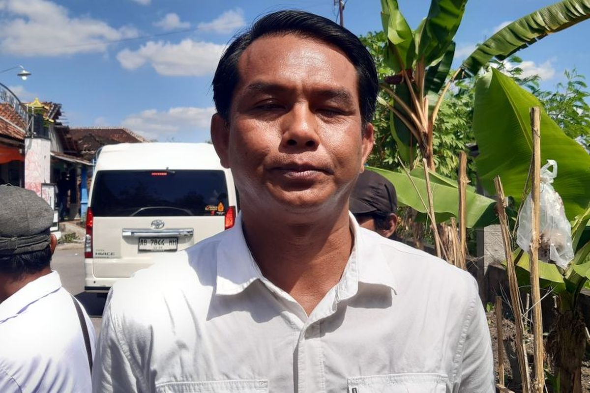 Ketua Dewan Pimpinan Wilayah (DPW) PSI Jateng, Antonius Yogo Prabowo di Klaten, Jawa Tengah, Rabu (9/7/2025).