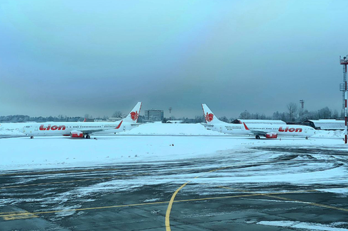 Beredar Foto Dua Pesawat Berlogo Lion Air di Rusia, Ada Apa?