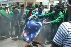 Bendera Australia Dibakar di Ambon