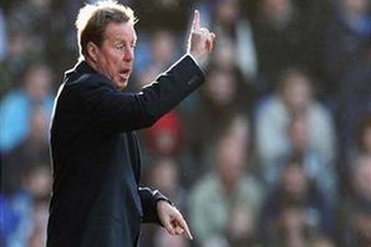 Pelatih Tottenham Hotspur, Harry Redknapp.
