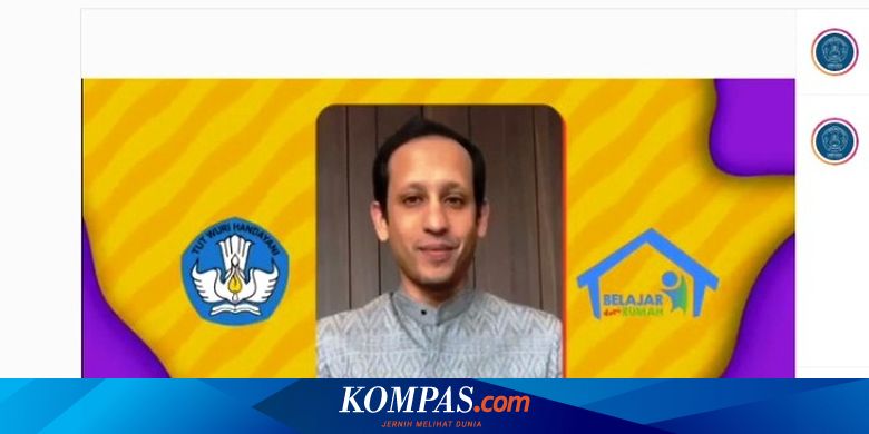 Pesan Singkat Nadiem Makarim di Akun Instagram Kemdikbud