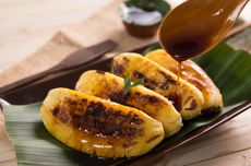 Resep Pisang Kepok Panggang Saus Madu, Masak Pakai Oven