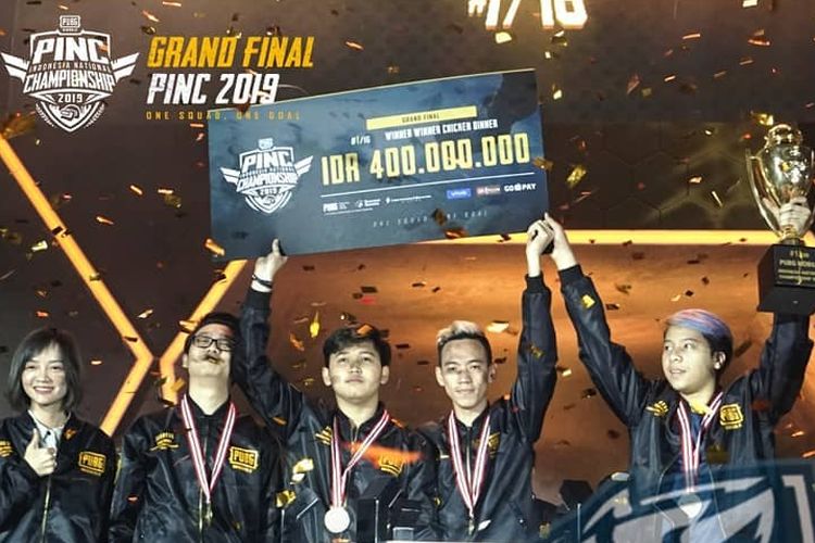 EVOS Esports menjadi juara PINC 2019.