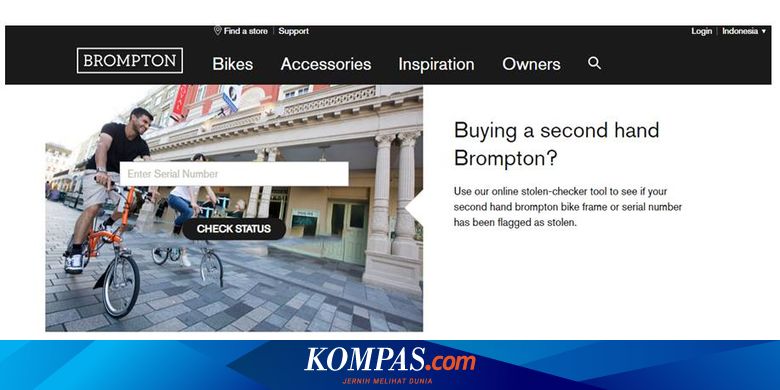 Waspada Brompton Curian Diduga Dijual Di Indonesia Ini Cara Mengeceknya Sebelum Beli Halaman All Kompas Com
