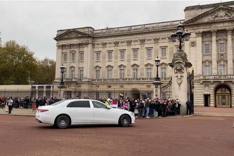 Prabowo Tiba di Istana Buckingham Temui Raja Charles III