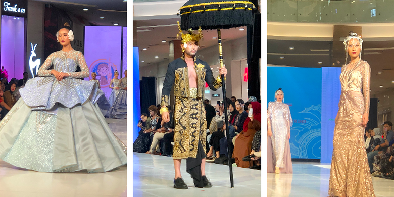 Koleksi busana pengantin di panggung Jogja Fashion Trend 2023
