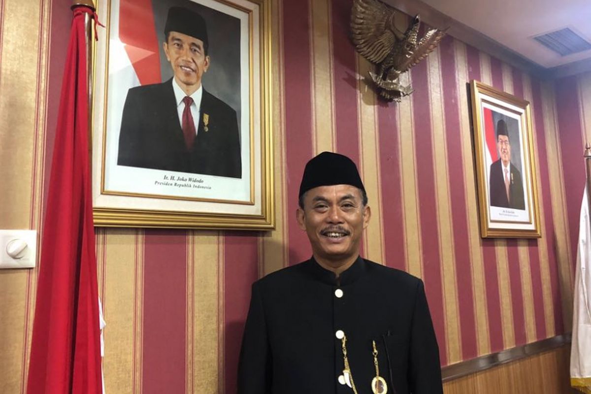 Ketua DPRD DKI Jakarta Prasetio Edi Marsudi di Gedung DPRD DKI, Jalan Kebon Sirih, Jumat (22/6/2018). 