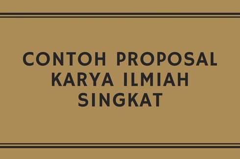 Contoh Proposal Karya Ilmiah Singkat