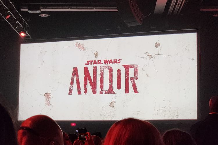 Serial Andor akan ditayangkan di Disney+ pada 21 September 2022. Gambar diambil di ajang D23 Expo 2022 yang digelar di Anaheim Convention Center, Anaheim, California, Sabtu (10/9/2022).