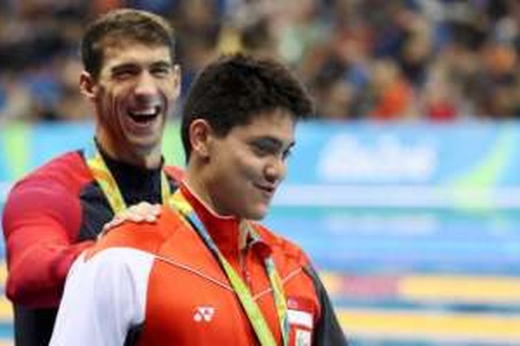 Joseph Schooling dan Michael Phelps