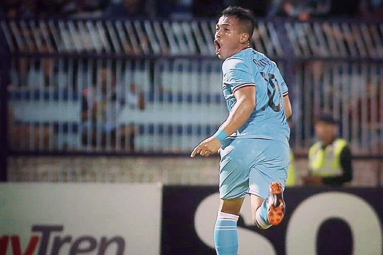 Guntur Triaji saat memperkuat Persela Lamongan di Liga 1 musim 2018.