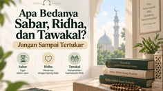 Apa Bedanya Sabar, Ridha, dan Tawakal? Jangan Sampai Tertukar