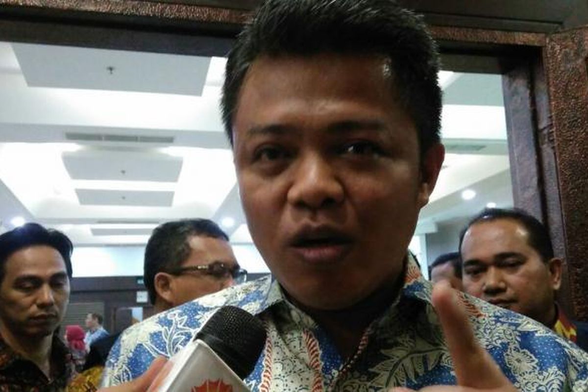  Ketua Komisi Persaingan Usaha (KPPU) Syarkawi Rauf di Kemenkop Jakarta, Selasa (23/8/2016).