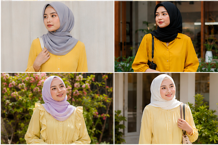 Baju Kuning Cocok dengan Jilbab Warna Apa? Ini 11 Rekomendasinya