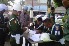Pakai Pakaian dan Atribut TNI, Puluhan Warga Terjaring Razia Polisi Militer
