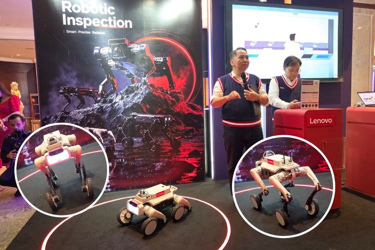 Lebih Dekat dengan Robot Anjing Lenovo di Tech Day 2026, Bisa Patroli dan Inspeksi Pabrik
